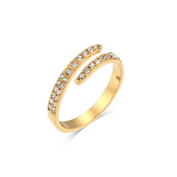 Anillo ajustable zirconia