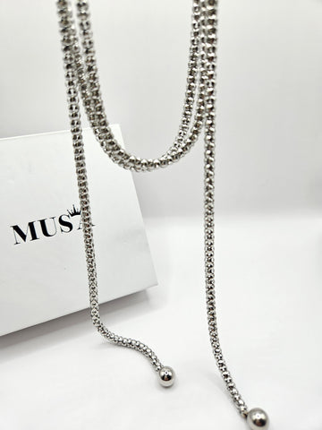 Collar isabella stainless steel varias formas de uso
