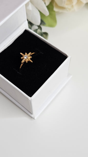 Anillo estrella de zirconia Noah