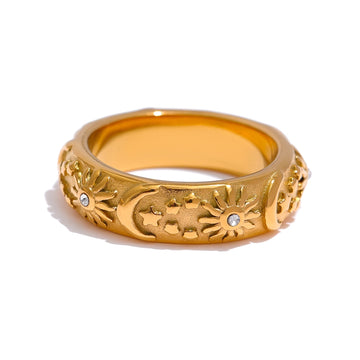 anillo boho moon