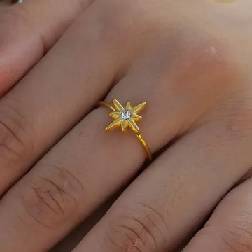 Anillo estrella zirconia noah